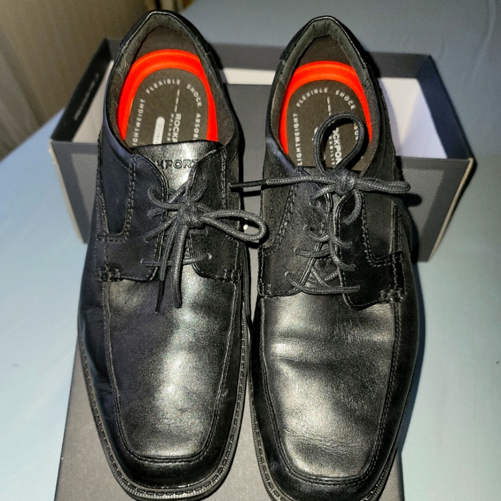 Men's Rockport Black Dress Shoes